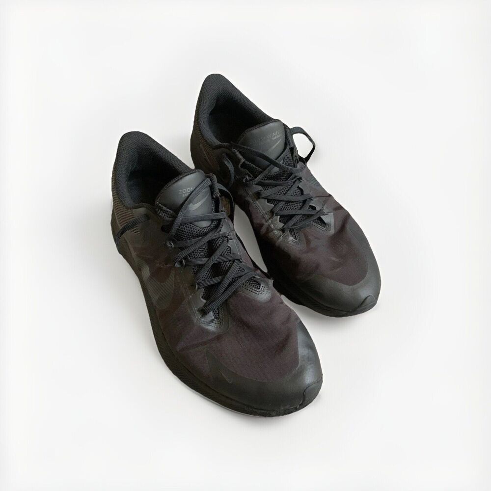 Nike Air Zoom Winflow Men Size 13 Black Lace Up Sneaker